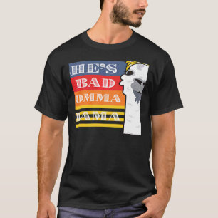 Sie ist ein schlechter Momma Llama für weibliches T-Shirt