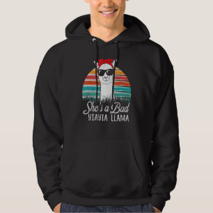 Sie ist ein schlechter Yiayia-Llama-Frauentag Hoodie