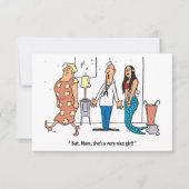 Sie ist ein sehr nettes Mädchen, lustig Save The Date (Vorderseite)