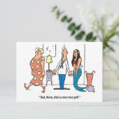 Sie ist ein sehr nettes Mädchen, lustig Save The Date (Stehend Vorderseite)