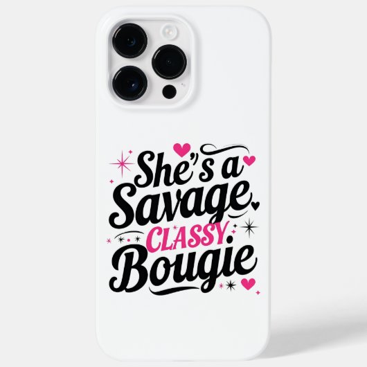 Sie ist ein sparsames, kluges Bougie - Sassy Zitat Case-Mate iPhone Hülle (Rückseite)