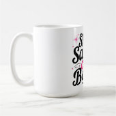 Sie ist ein sparsames, kluges Bougie - Sassy Zitat Kaffeetasse (Links)