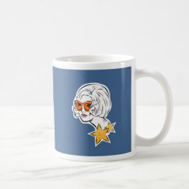 Sie ist ein Star Retro Style Kaffeetasse