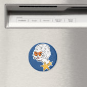 Sie ist ein Star Retro Style Magnet (In Situ (Geschirrspüler))