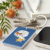 Sie ist ein Star Retro Style Schlüsselanhänger (Vorderseite rechts)