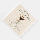Sie ist ein Tini bisschen älter Espresso Martini G Serviette (Ecke)