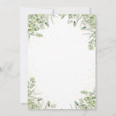 Sie ist ein überraschender 50. Hochzeitstag Einladung (Rückseite)