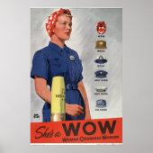 Sie ist ein WOW Poster (Vorne)