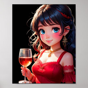 Sie ist eine besondere, künstlerische Pinup Poster