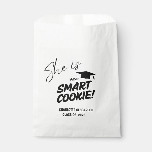 SIE ist eine clevere Absolventin  Geschenktütchen (Vorderseite)
