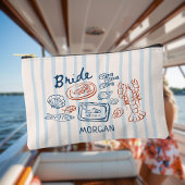 Sie ist eine Fisch-Meeresfrüchte-Bachelorette Zubehörtasche