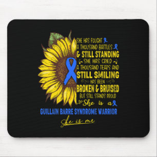 Sie ist eine Guillain-Byrre-Syndrom-Kriegerin, sie Mousepad