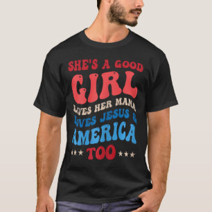 Sie ist eine gute Girl-Liebe, ihr Mama Jesus und A T-Shirt