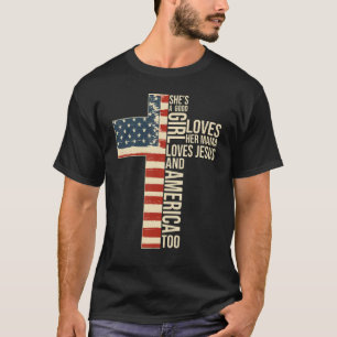 Sie ist eine gute Liebe ihrer Mama-Lieben Jesus un T-Shirt