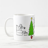 Sie ist eine Hexe, die ich sie hasse Kaffeetasse (Links)