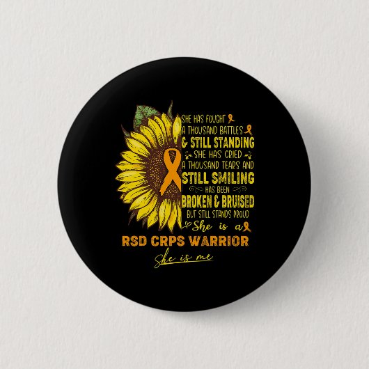 Sie ist eine Rsd Crps-Kriegerin, die ich bin Button (Vorderseite)