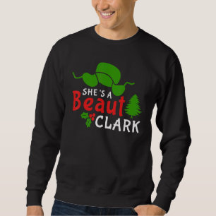 Sie ist eine schöne Clark Ugly Weihnachtsfamilie Sweatshirt