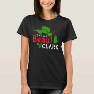 Sie ist eine schöne Clark Ugly Weihnachtsfamilie T-Shirt
