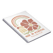 Sie ist eine starke Bibelverse Notizblock (Rechte Seite)