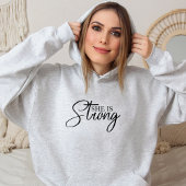Sie ist eine starke religiöse Christliche Hoodie