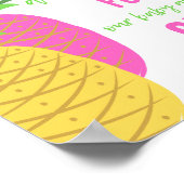 Sie ist eine süße Eins - Party-Dekoration Poster (Ecke)