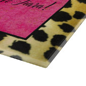 "Sie ist einfach ALLES und NO Tiara!" Schneidebrett (Ecke)