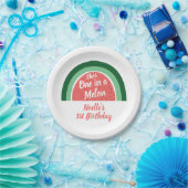 Sie ist eins in einem Melon, Watermelon Rainbow Bi Pappteller (Party)
