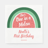 Sie ist eins in einem Melon, Watermelon Rainbow Bi Serviette (Vorderseite)