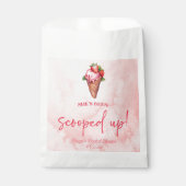 Sie ist erschossen! Eiscreme-Brautparty Geschenktütchen (Vorderseite)