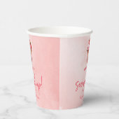 Sie ist erschossen! Eiscreme-Brautparty Pappbecher (Rechts)