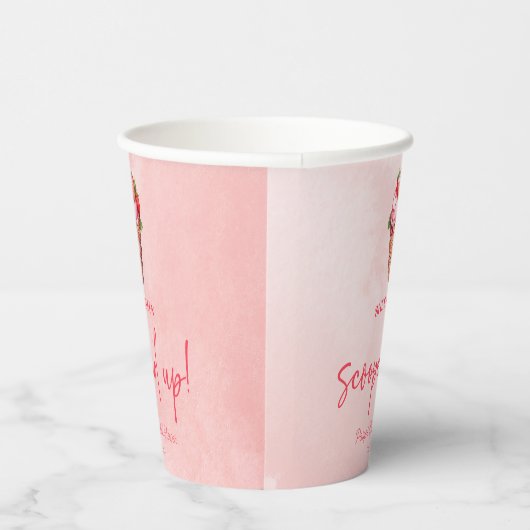 Sie ist erschossen! Eiscreme-Brautparty Pappbecher (Rechts)