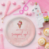 Sie ist erschossen! Eiscreme-Brautparty Pappteller (Party)