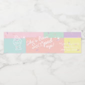 Sie ist erschossen! Eiscreme-Brautparty Wasserflaschenetikett (Einzelnes Label)