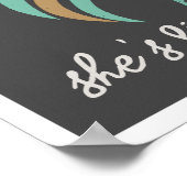 Sie ist feuerfest 11"14" Art Print II Poster (Ecke)