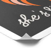 Sie ist feuerfest 11"14" Art Print Poster (Ecke)