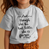 Sie ist Fierce Baby T-shirt