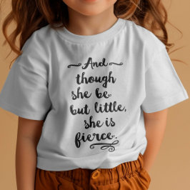Sie ist Fierce Baby T-shirt