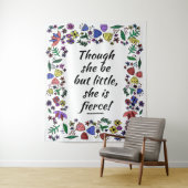 Sie ist fierce Large Wandteppich (Beispiel)