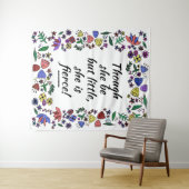 Sie ist fierce Large Wandteppich (Beispiel (Horizontal))