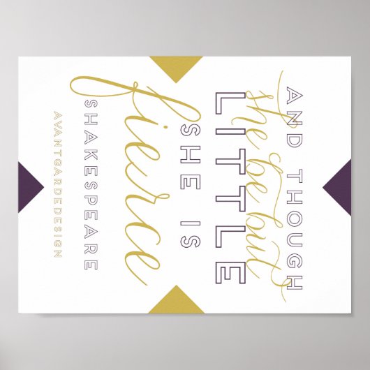 Sie ist fierce - Poster (Vorne)