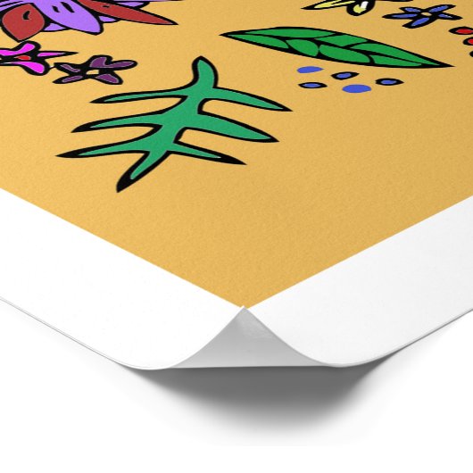 Sie ist fierce poster (Ecke)