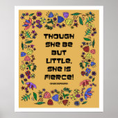 Sie ist fierce poster (Vorne)