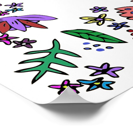 Sie ist fierce poster (Ecke)