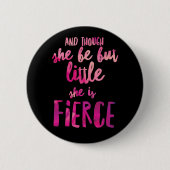 Sie ist France Standard, 2¼ Zoll Round Button (Vorderseite)