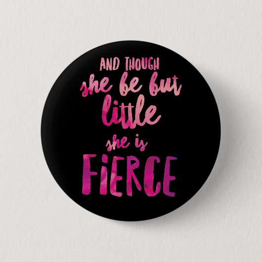 Sie ist France Standard, 2¼ Zoll Round Button (Vorderseite)