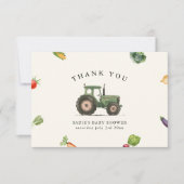 Sie ist frisch vom Bauer Market Brautparty Dankeskarte (Vorderseite)