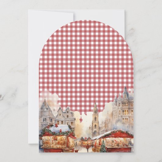 Sie ist frisch vom Brautparty der Weihnachtsfeier Einladung (Rückseite)