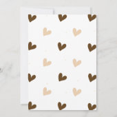 Sie ist frisch vom Brautparty des Marktes Einladung (Rückseite)