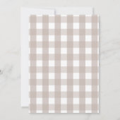 Sie ist frisch vom Brautparty des Marktes Einladung (Rückseite)