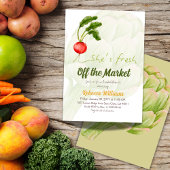 Sie ist frisch vom Brautparty des Marktes Einladung